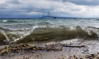 View of the Mackinac Bridge